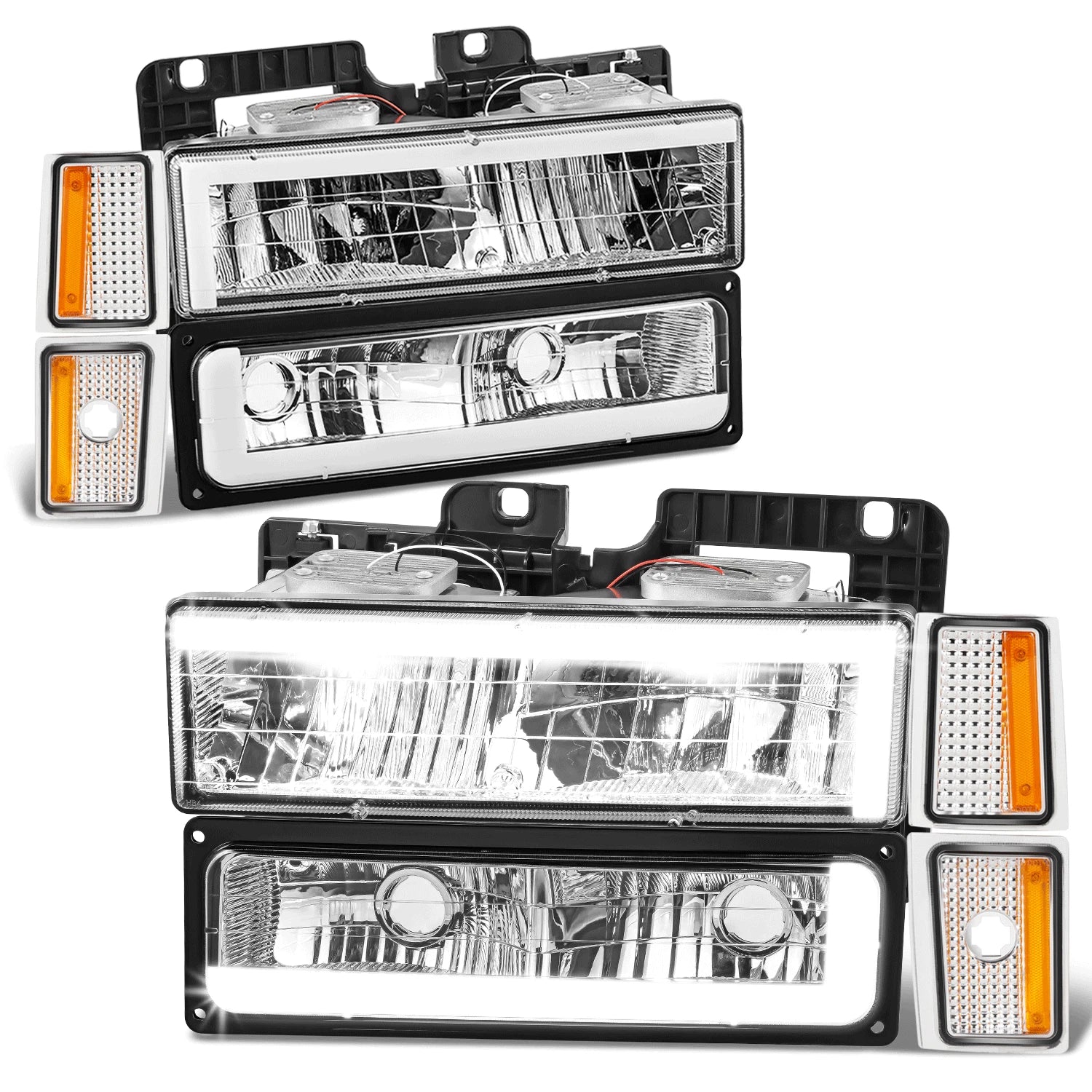 Fit 88-93 Chevrolet Blazer C/k C-LED Drl | Built Supply Co
