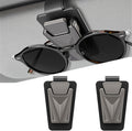 2 Packs Sunglasses Holders for Car Sun Visor, Metal