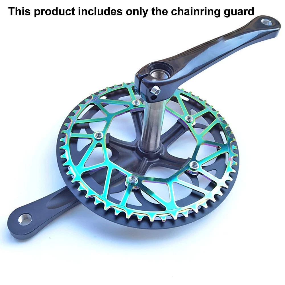 Efficient Protection Bike Chainring Shield Compatible With For Bcd