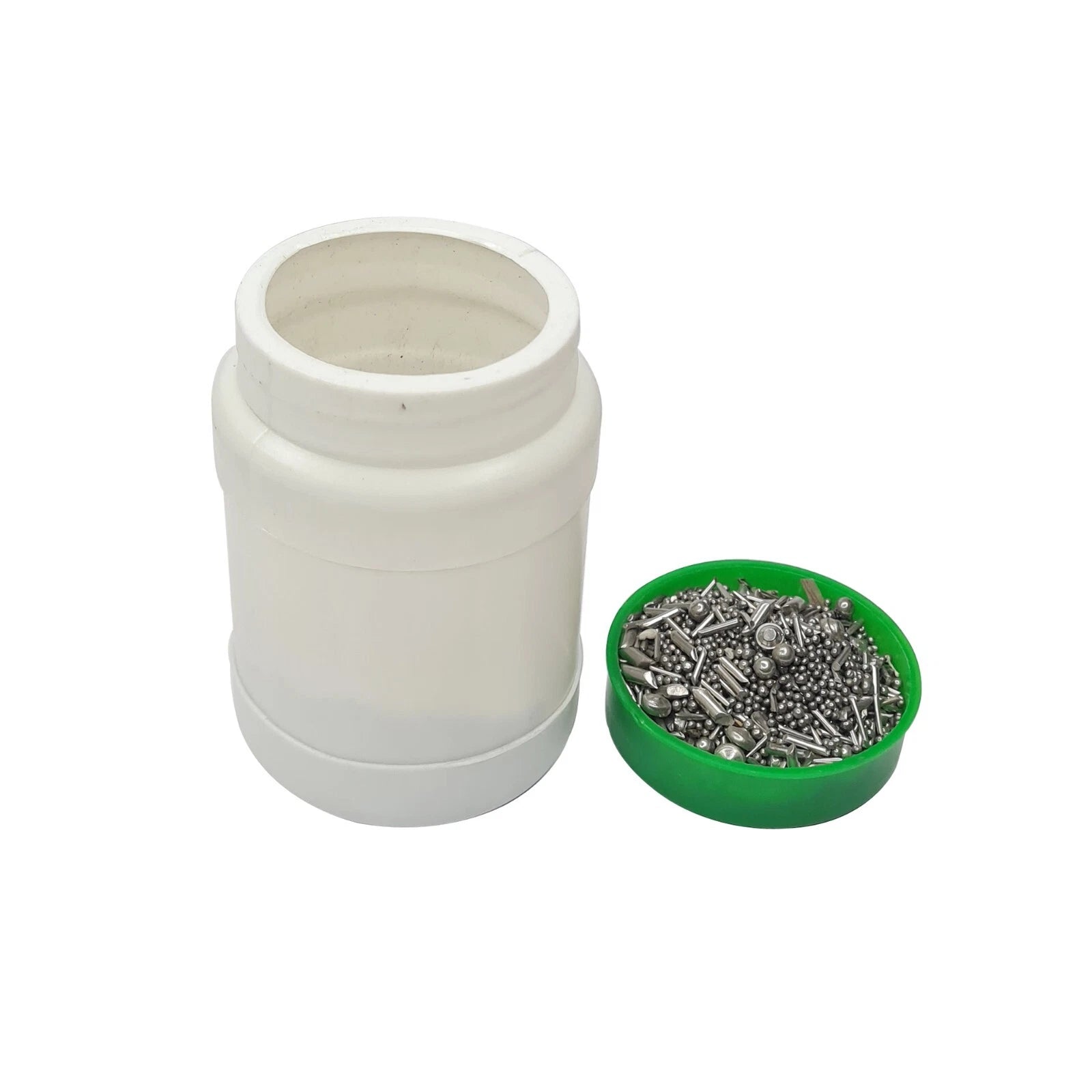 2.2 Lb. Burnishing Media Mix Vibratory Tumblers - (Balls, Cross Pins,
