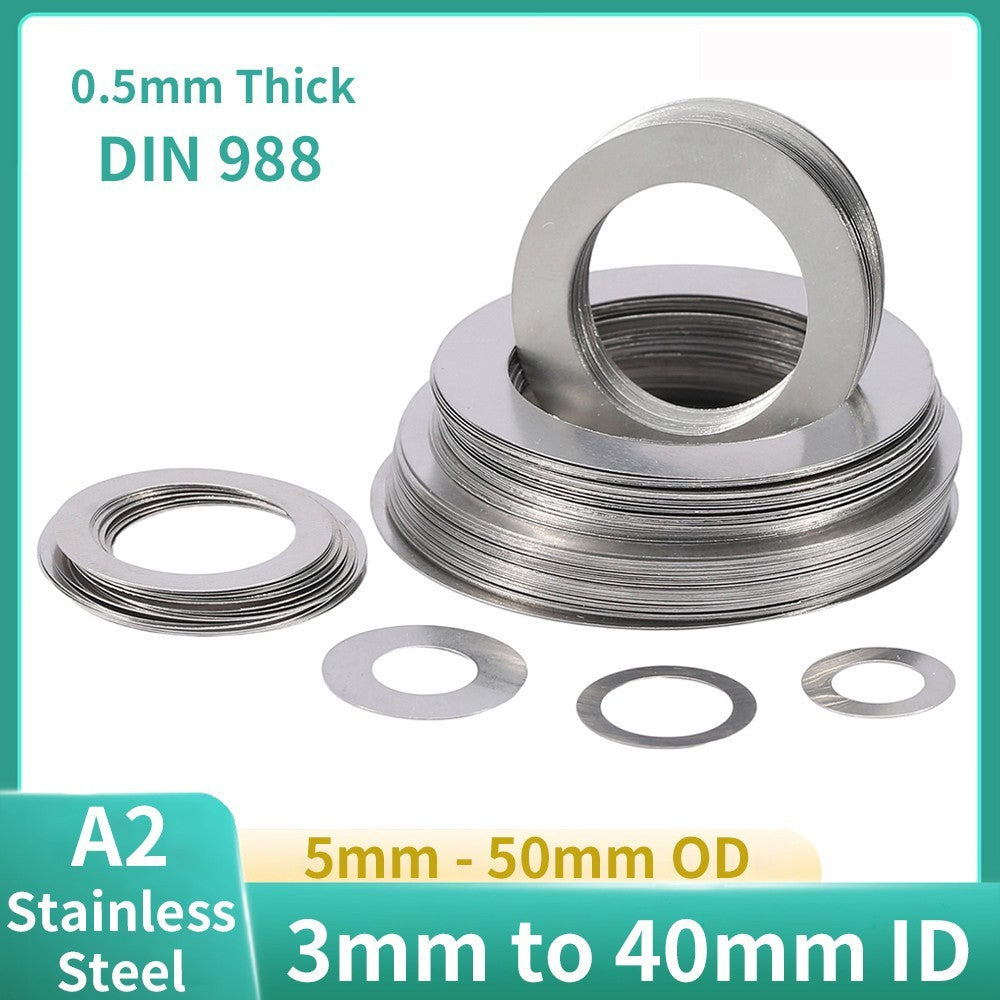 Shim Washers DIN 988 A2 Stainless Steel