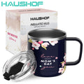 Haushof 14 Oz Mothers Day Mug Tumblers Stainless Steel Coffee Mug Cup