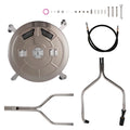 24in Pressure Washer Surface Cleaner Stainless Steel 4 Wheels
