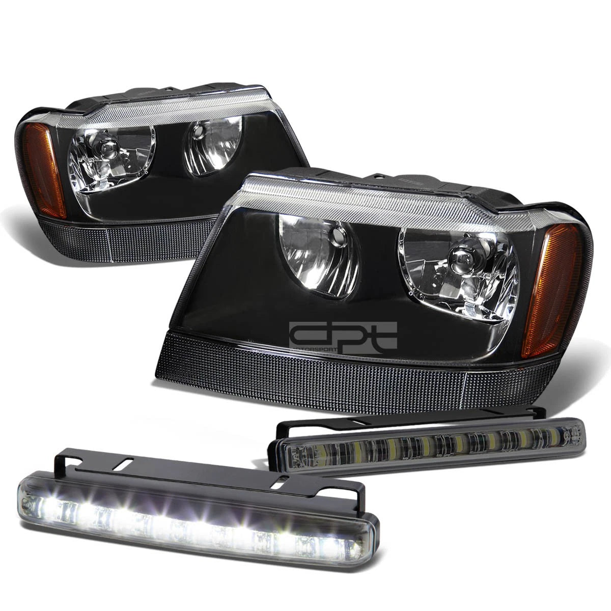 Black Housing Head+corner+sm<wbr/>oke Led Fog Light | Built Supply Co
