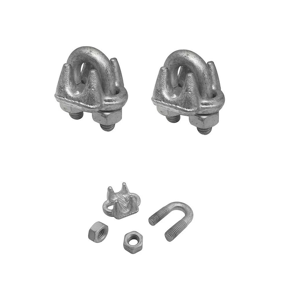 Drop Forged Galvanized Wire Rope Cable Clips 5/16 Inch