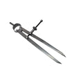Divider 6" Steel Measuring Compass Gauge Jewelers Spring Tools -