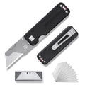 Workpro Titanium Folding Utility Knife Cnc Unibody Quick Change Blade