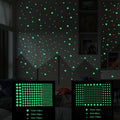 Temporary Decoration Bedroom Ceiling Glow Wall Stickers Fluorescent