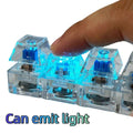 Mechanical Keyboard Keycap Presser With Sound Light Made From Clear Pc