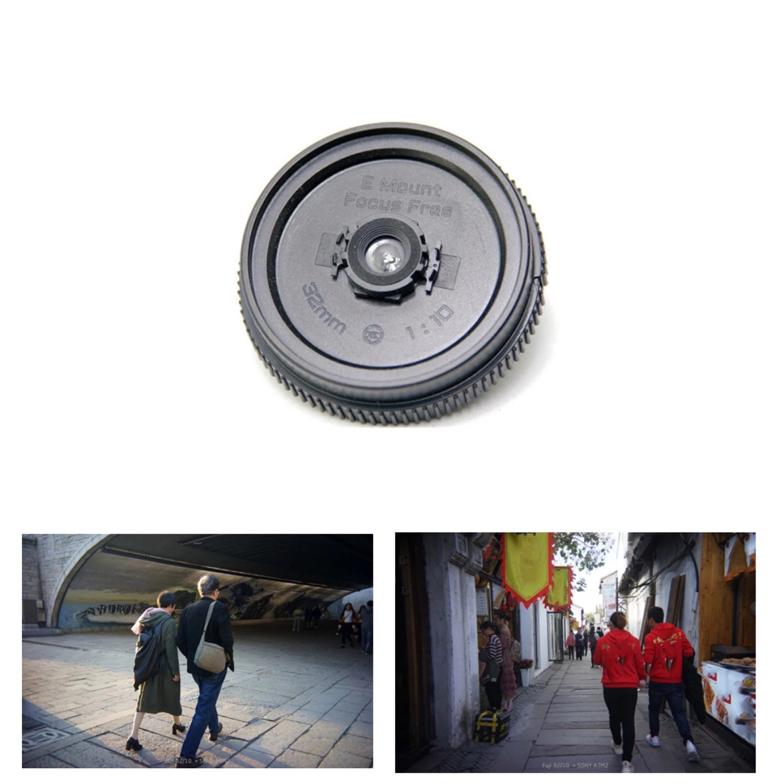Body Cap Cover 32mm F10 Pancake Lens Wide Angle Thin Focus Free For