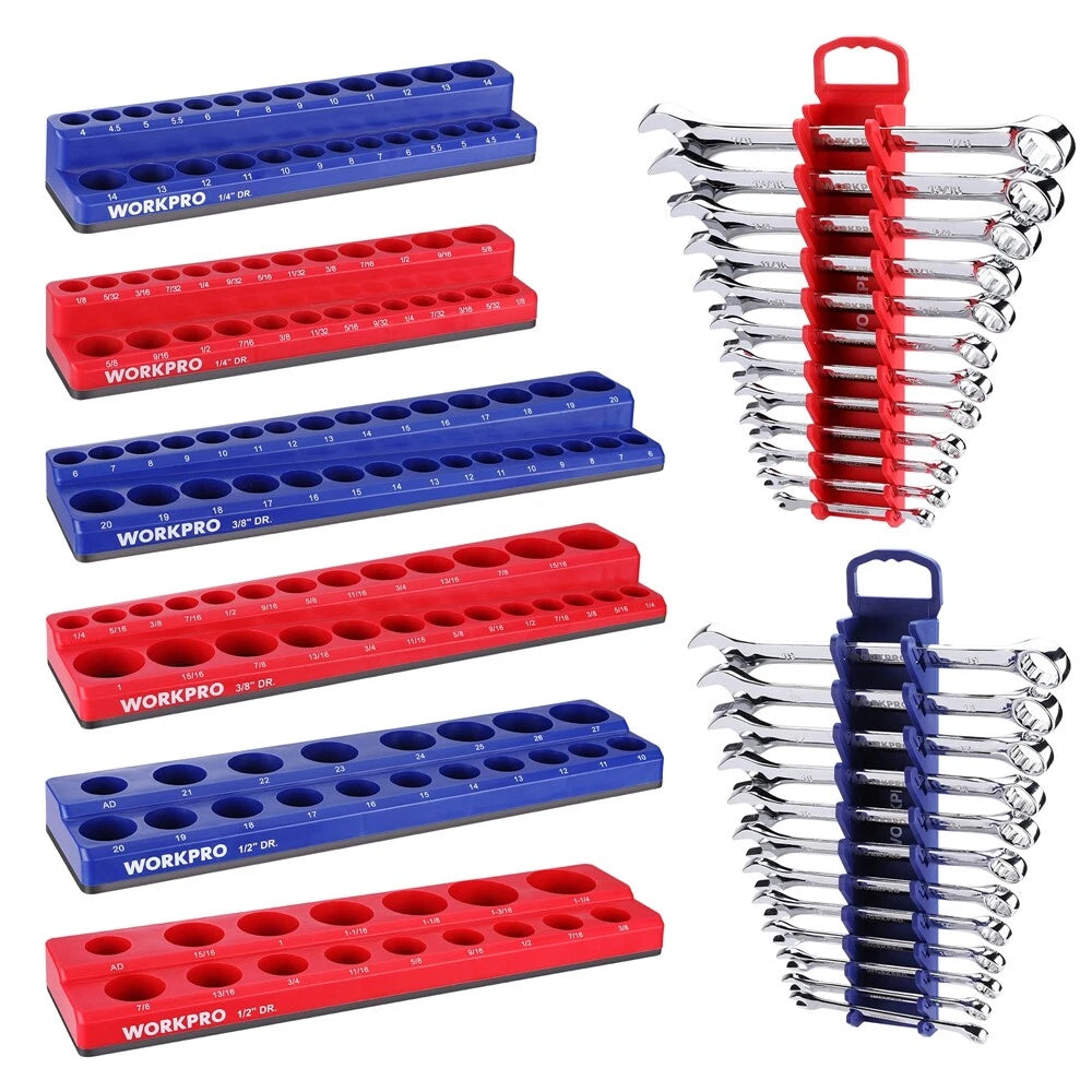 Workpro Magnetic Socket Organizer Wrench Organizer | Built Supply Co
