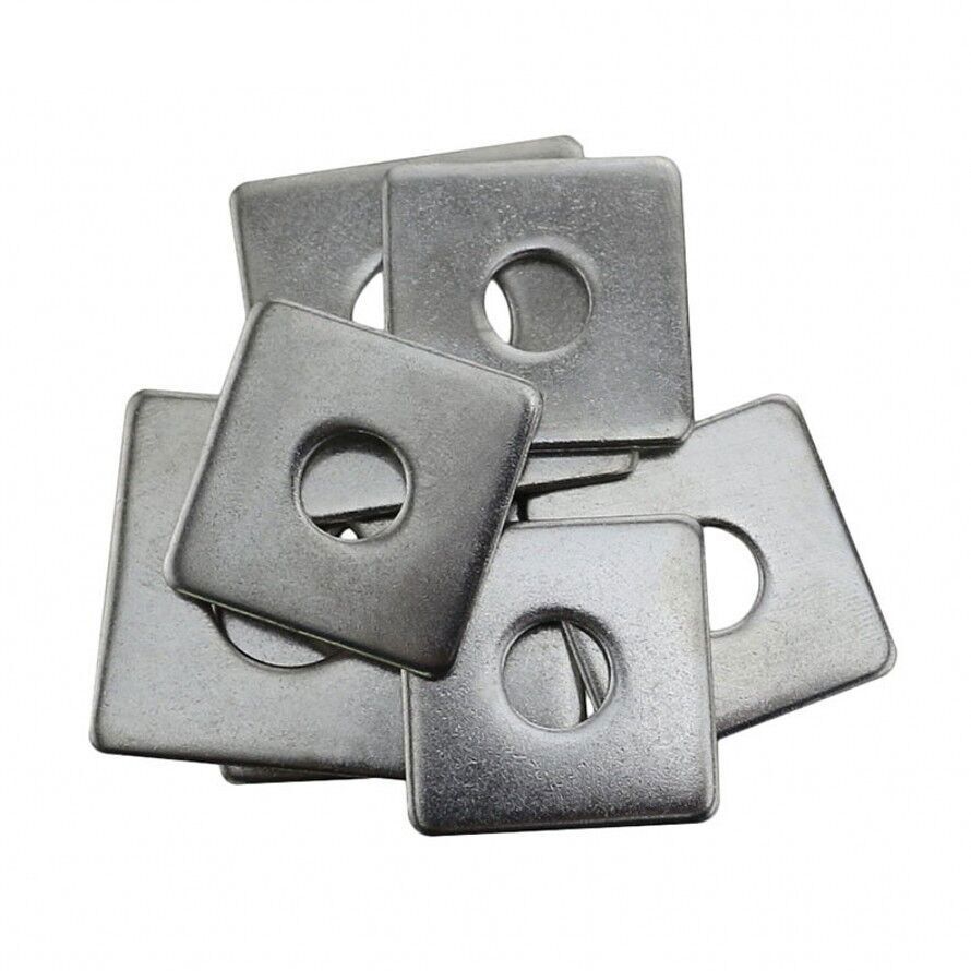 Square Washers 304 A2 Stainless Steel M3 to M16