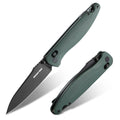 Mossy Oak Folding Pocket Knife 3.54" D2 Steel Blades G10 Handle With