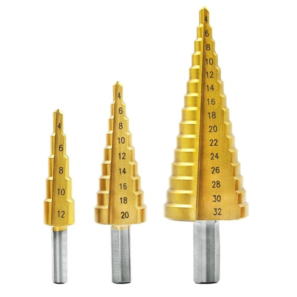 Premium HSS Steel Step Cone Hole Cutter 4 32mm 4 02 for Smooth and Clean CutsOpe