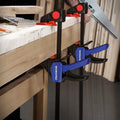 WORKPRO 12" Quick-Release Wood Clamps/Spreade<wbr/>r 2Pack Light Duty One Hand F Clamp