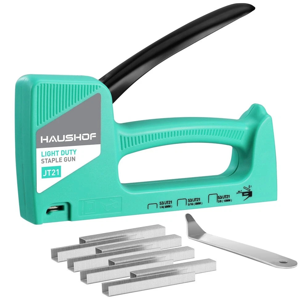 Haushof Light Duty Staple Gun Upholstery Staple Gun W/remover Jt21