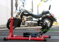 Motorcycle Sport Bike Upright Front Wheel Chock Lift Stand 17" -21" Tires