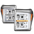 Fit 11-16 Ford F-250 Sd Chrome Amber Sequential | Built Supply Co