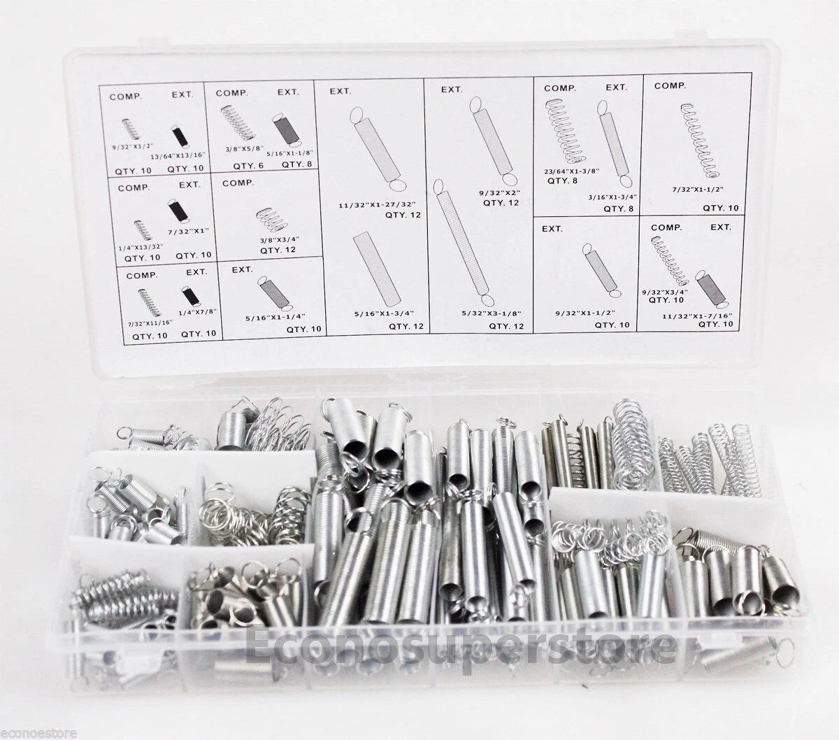 Spring Assortment Set Zinc Plated Steel Compression Carburetor