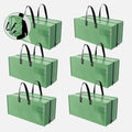 WORKPRO 6 Pack Heavy-Duty Extra Large Moving Bags Storage Tote w/Backpack Straps
