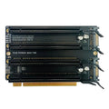 Black Pcie X16 To X4x4x4x4 Gen3 Sata Power Splitter Card Adapter