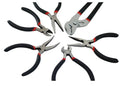 Mini Precision Pliers Set: End Cut Nipper Bent Flat Long Nose Water