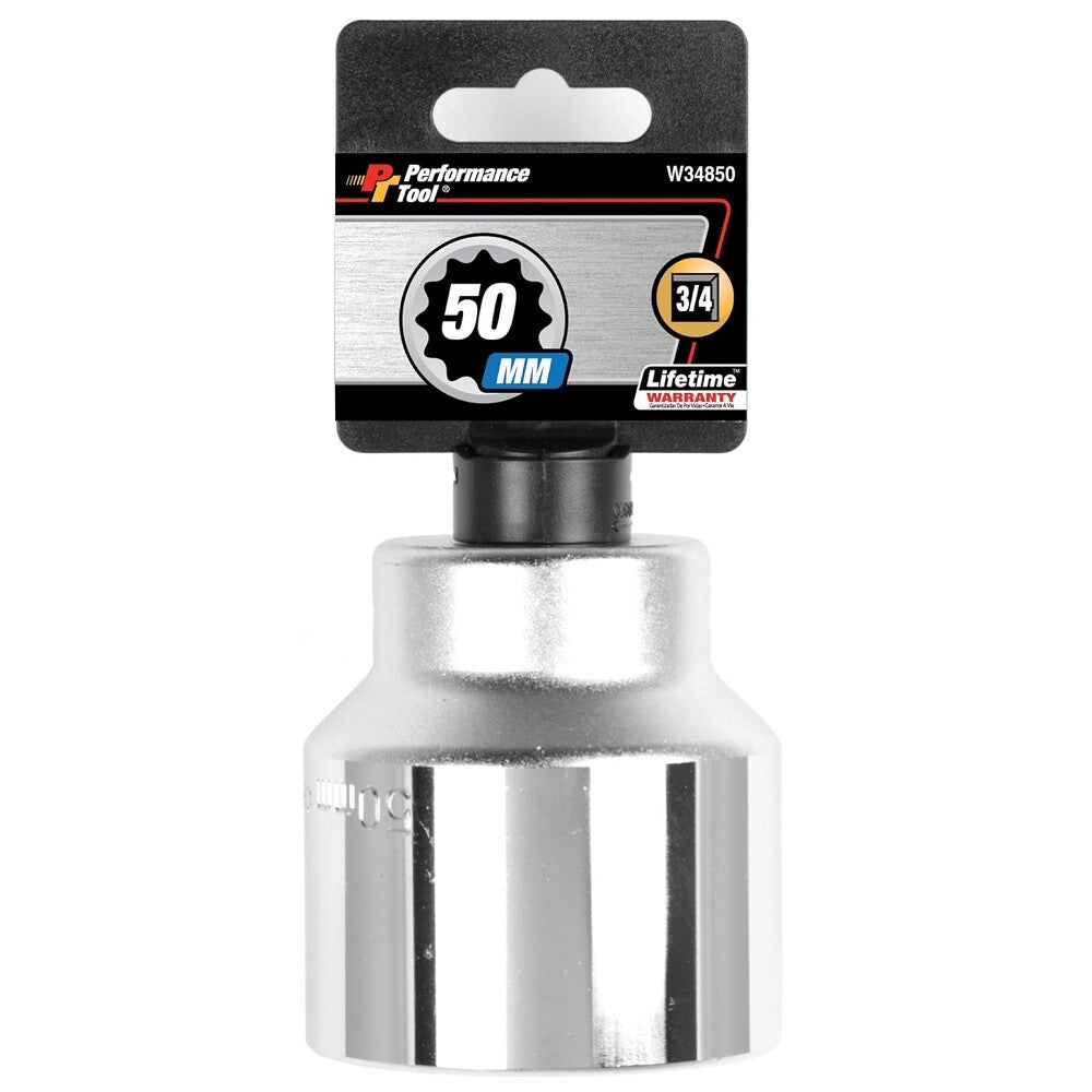 Performance Tool 3/4-Inch Drive Socket 50mm by Performance Tool