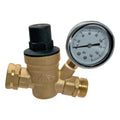 XFITTING 3/4" Water Pressure Regulator with Gauge , Lea