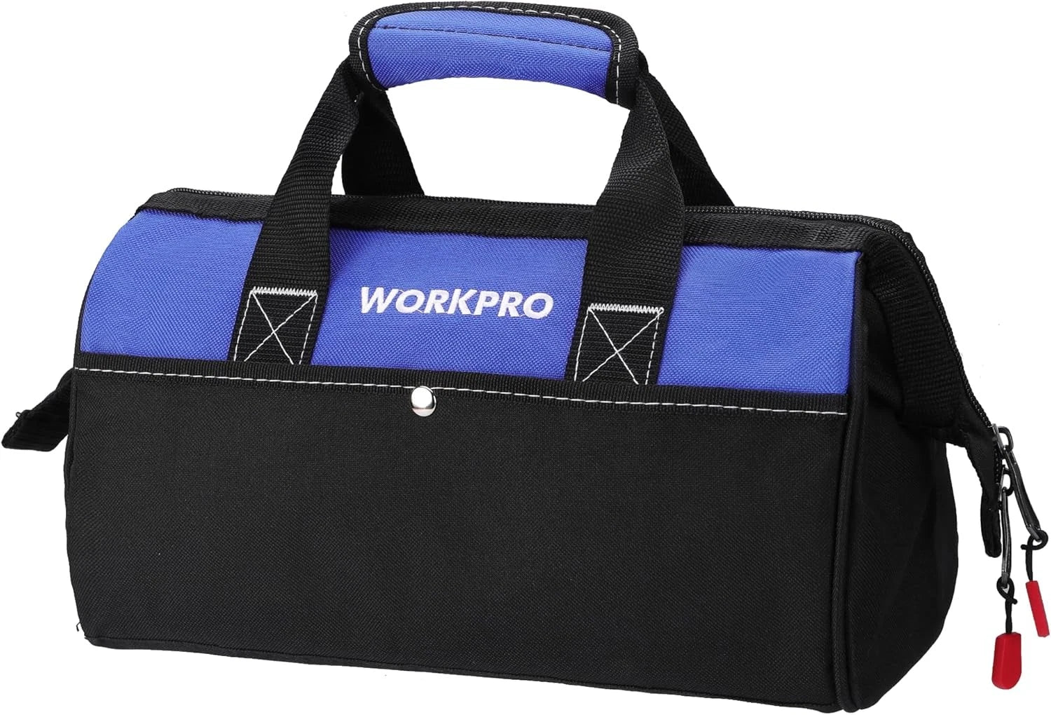 Workpro 13-inch Tool Bag Wide Mouth Tool Tote Bag W/inside Pockets