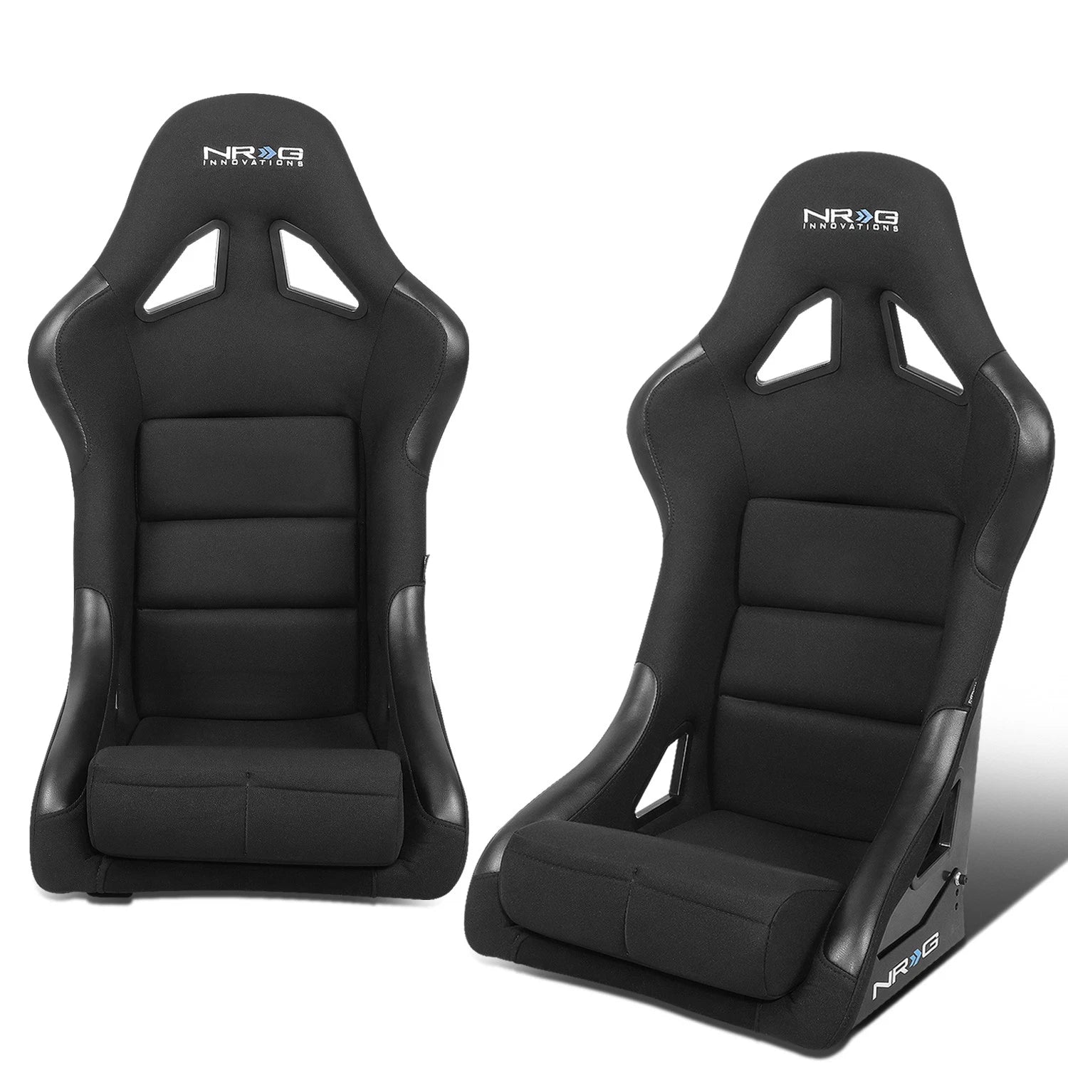 Nrg 330 Fiber Glass Bucket Racing Seat+stainless Steel Adjustable