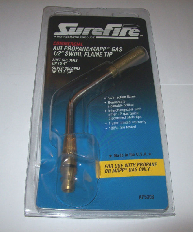 Bernzomatic Surefire Air Propane/MAPP Torch Tip