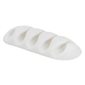 Rok Hardware Multipurpose Cable Clip, Desktop Cable Organizer, White