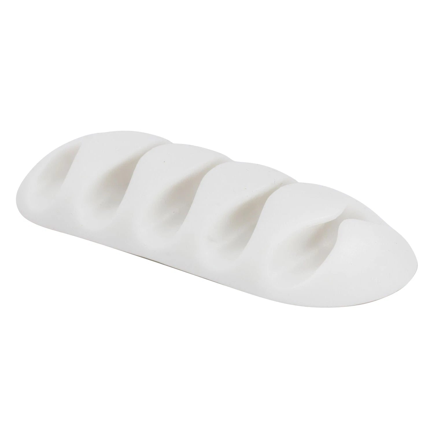 Rok Hardware Multipurpose Cable Clip, Desktop Cable Organizer, White