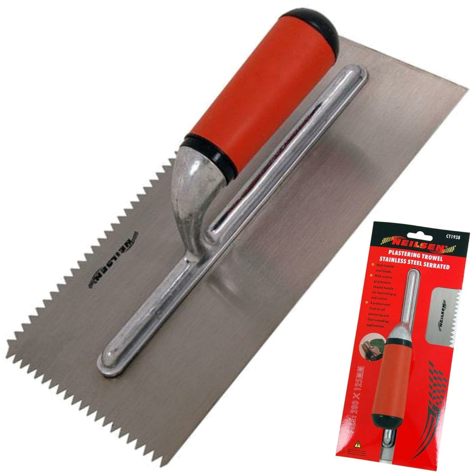 Neilsen 280mm Adhesive Notched Tile Trowel