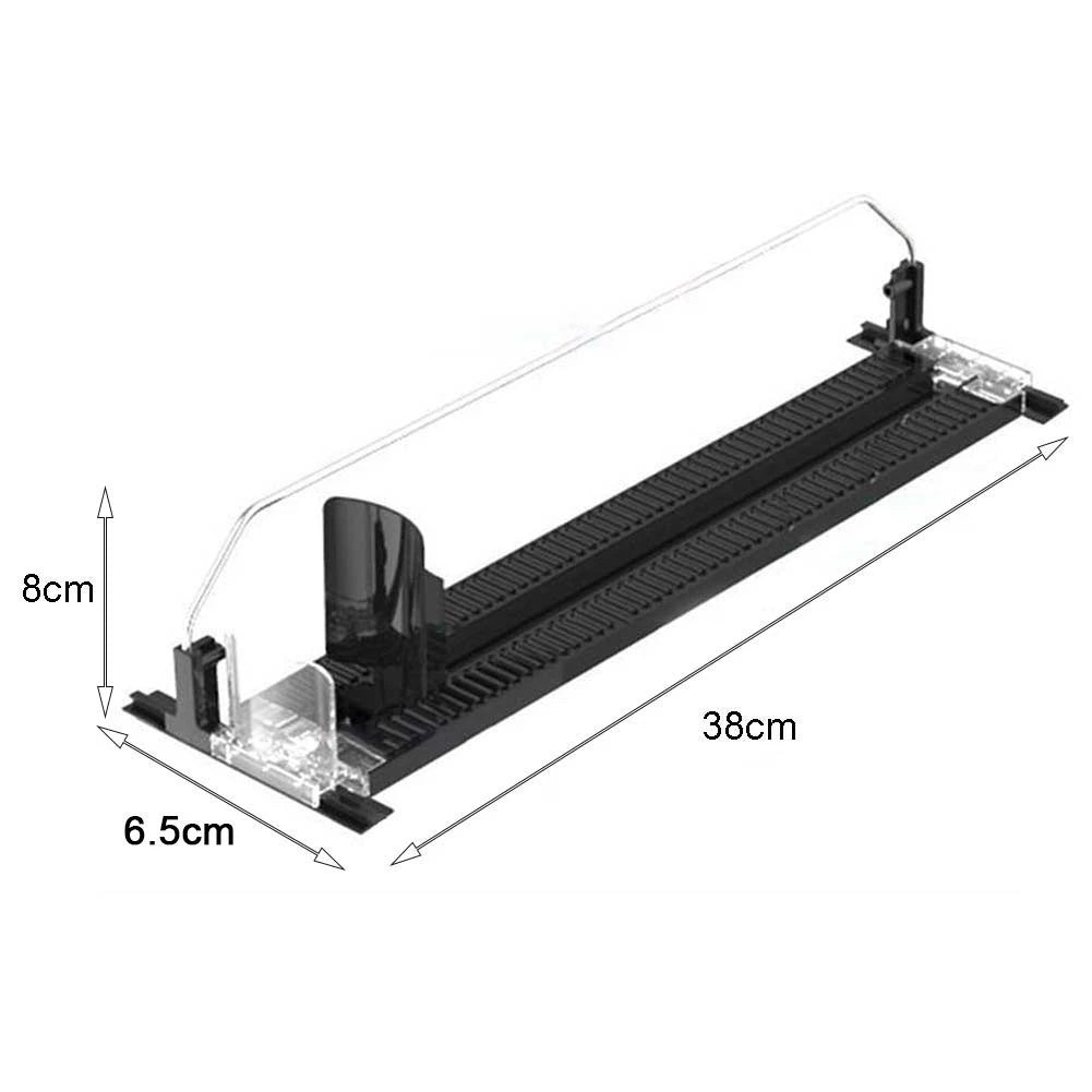 Beer Can Dispenser Push Rack For Refrigerator Beverage Storage And