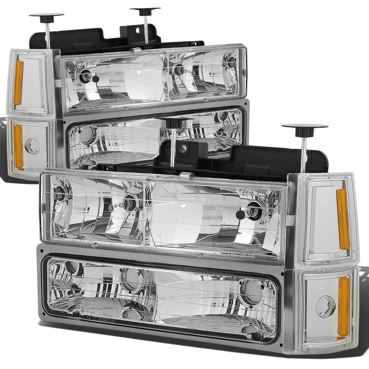 Fit 94-00 Gmc Gmt400 C10 C/k Pickup Chrome Housing | Built Supply Co
