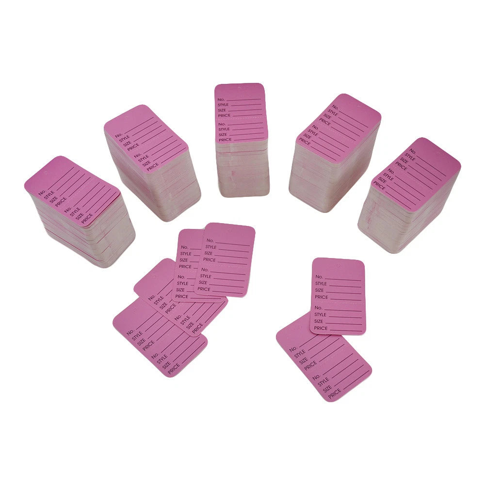 Set Of Lavender Large Perforated Label Card Coupon Price Tag