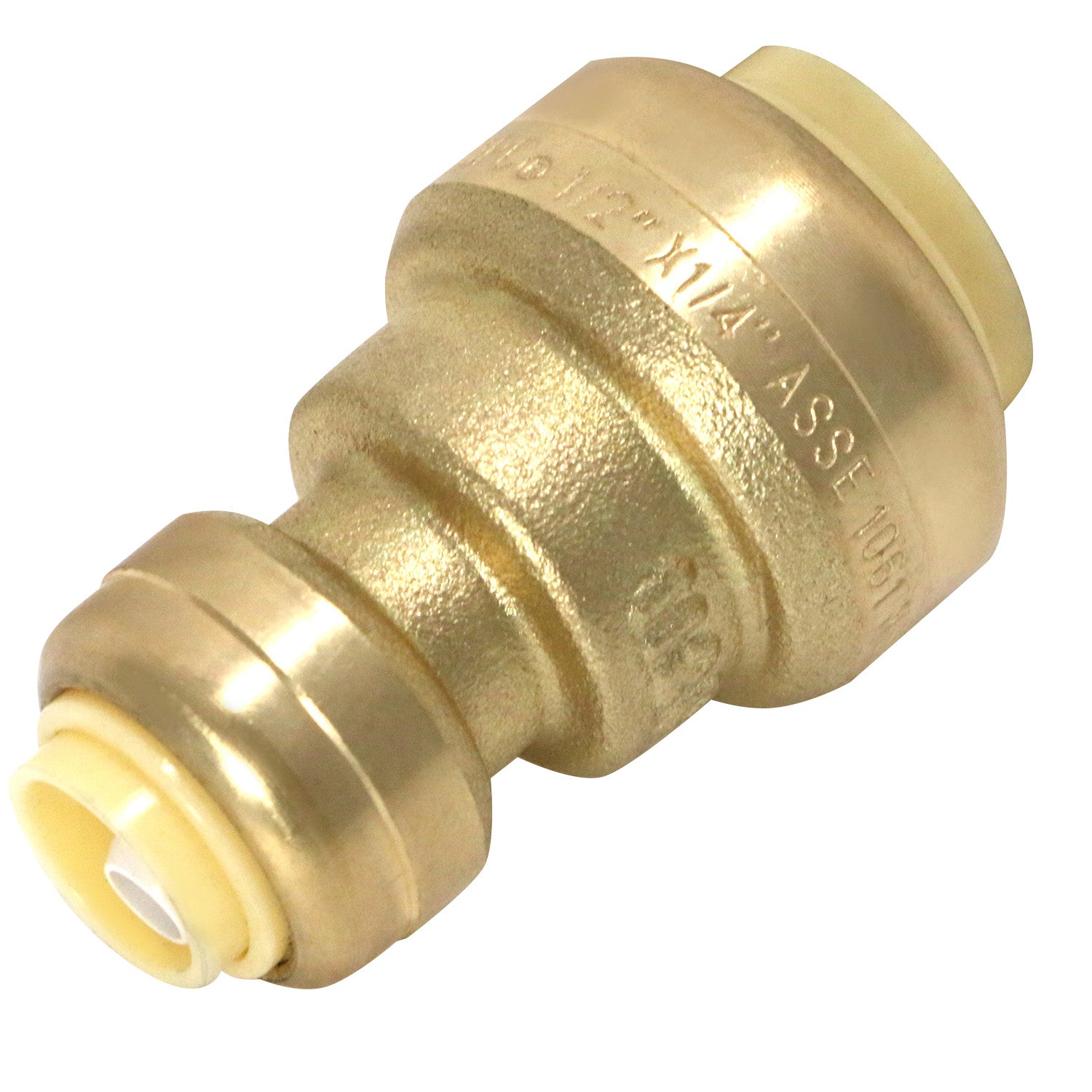 XFITTING 1 Pack 1/2" x 1/4" Push Fit Reducing Coupling
