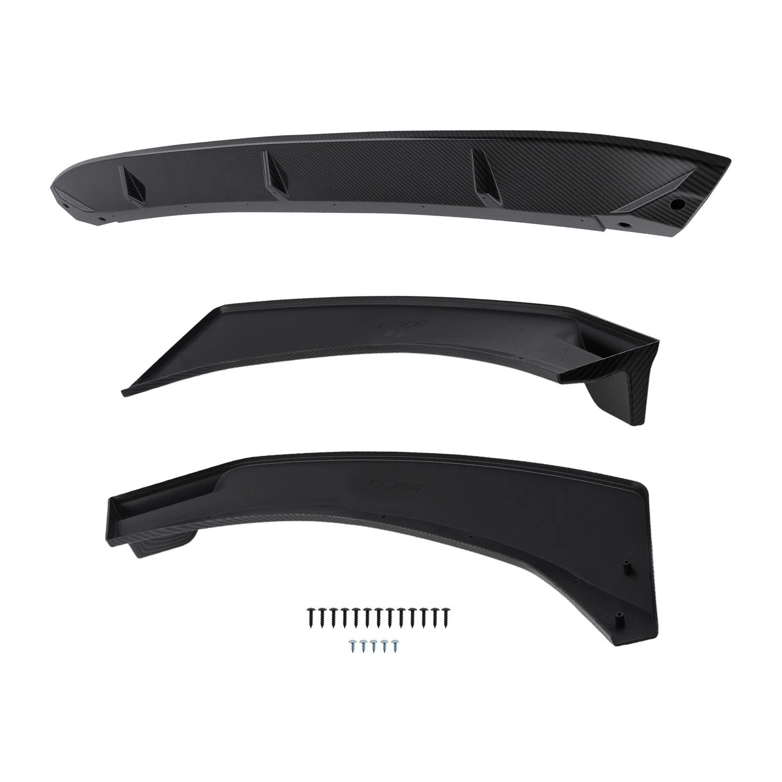 Front Bumper Lip Shield Guard for KIA K5 GT GT-LINE 2021 2022 2023 Carbon Look
