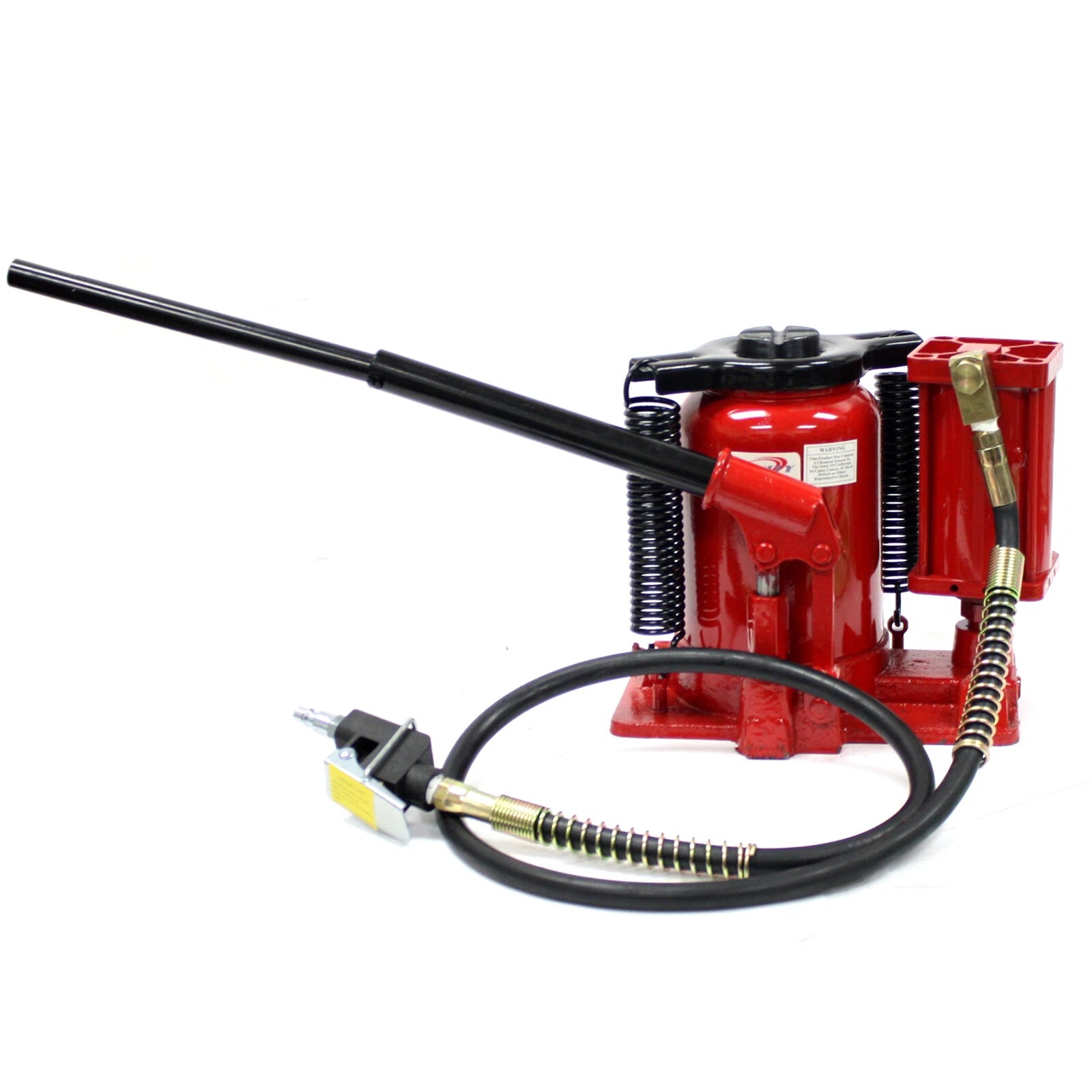 20 Ton Quadrangle Cylinder Low Profile Manual Air Hydraulic Bottle