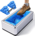 Shoe Covers Dispenser with 200Pcs Shoe Cover Disposable Non Slip