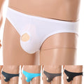 Hollow-out Underwear Men Mesh Briefs Hollow-out Front And Back Low