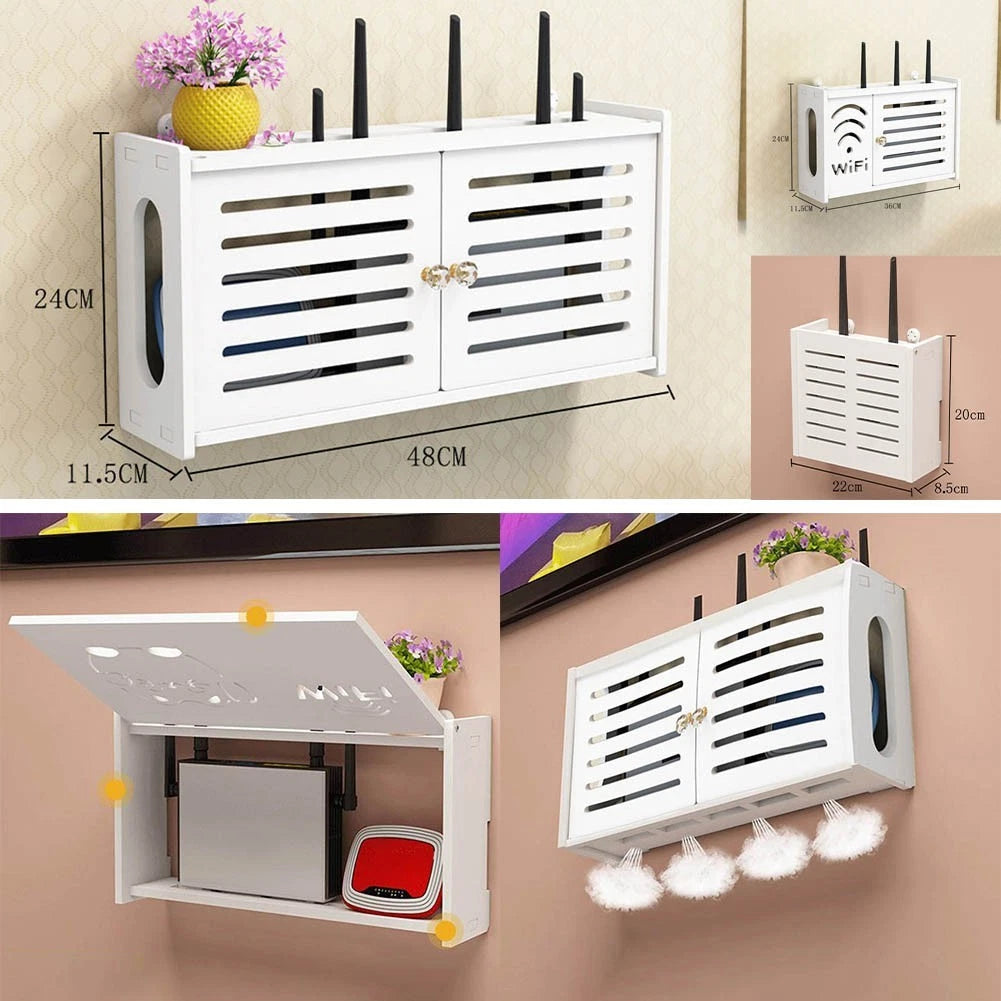 Multi-purpose Wifi Router Rack Organizer Storage | Built Supply Co