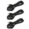 3 Pack 6 Ft Computer Ac Power Cable 16 Awg Foot Cord Psu Supply 3