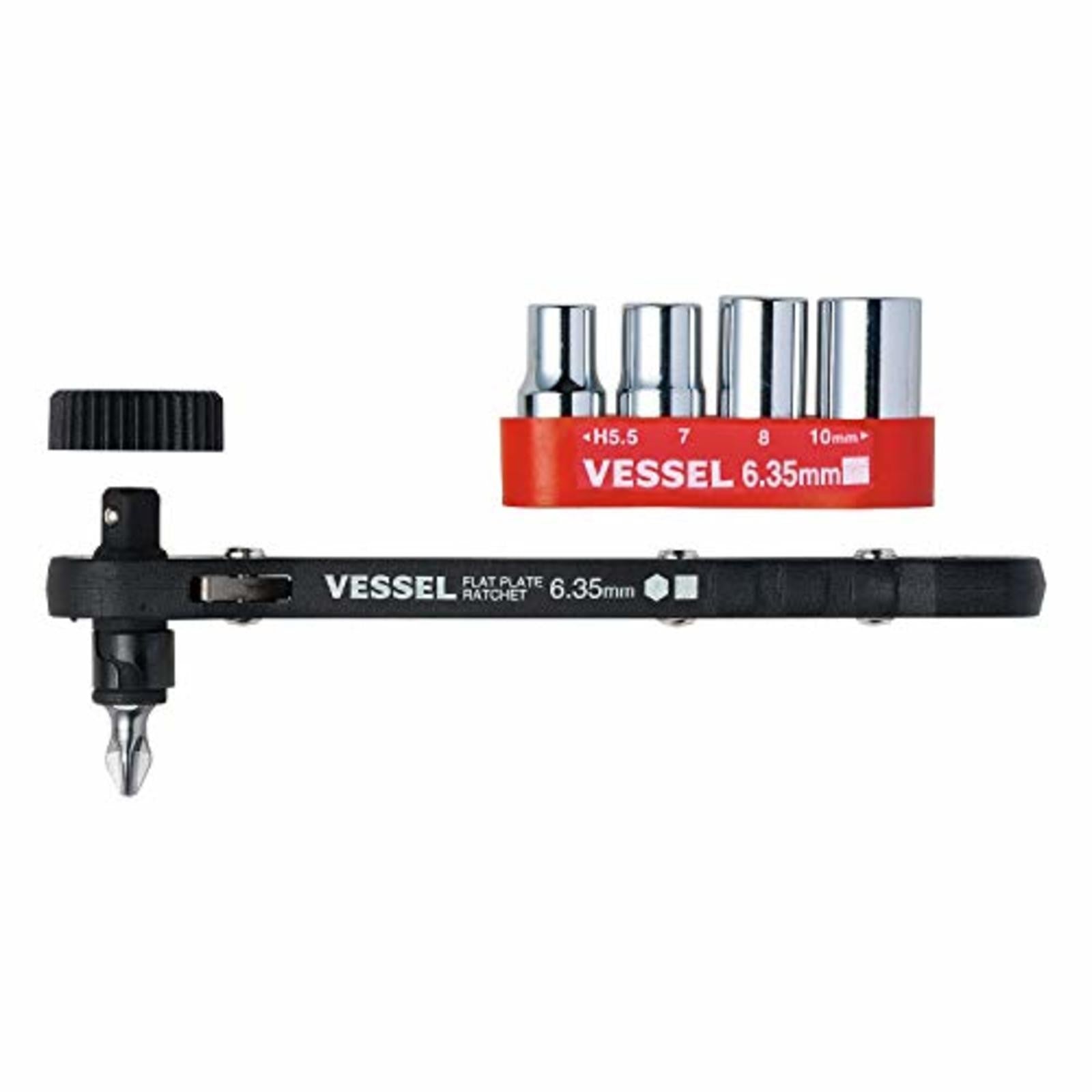VESSEL Plate Ratchet Driver Set