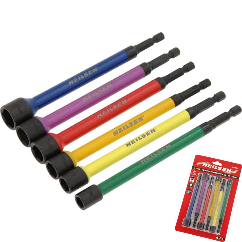 Neilsen 8pc Magnetic Nut Driver Socket Set
