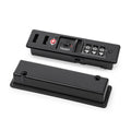 Luggage Combination Lock Abs Construction Compact Profile Lightweight