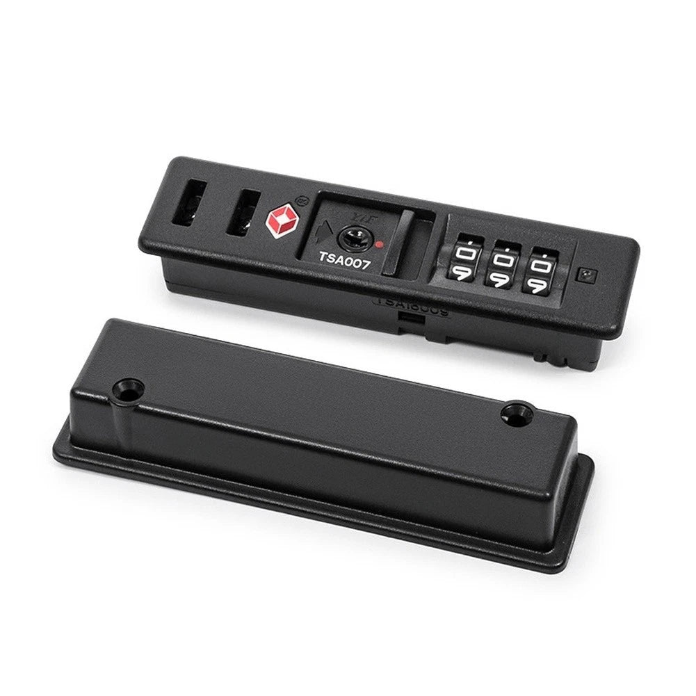 Luggage Combination Lock Abs Construction Compact Profile Lightweight