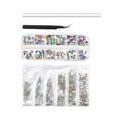 Mixed Size Nail Crystal Art Rhinestones Flatback Stones Nail Art