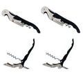 4-3/4" Waiters Corkscrew Wine Opener With Foil Cutter And Bottle